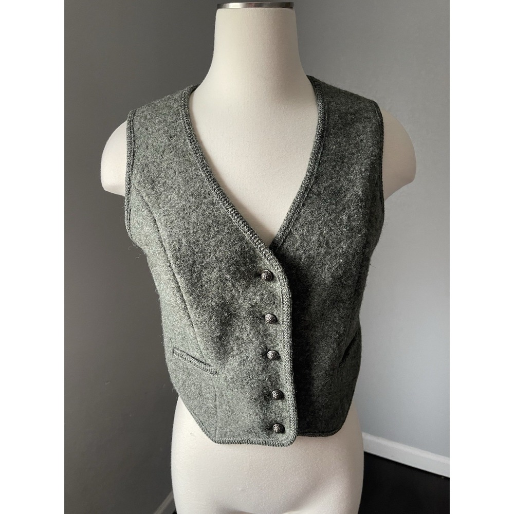 L.L Bean Wool vest Boos you Can Tell Women's Size 42